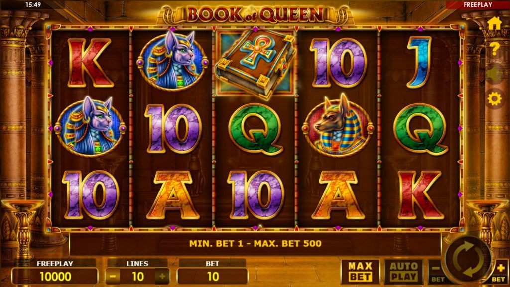 Mason Slots Book of Queen