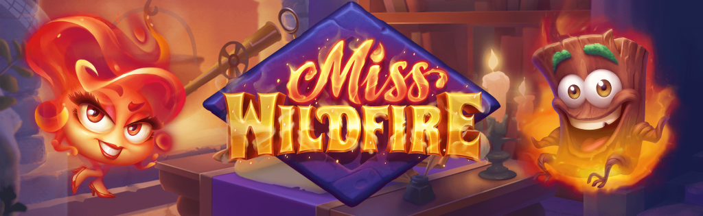 De videoslot Miss Wildfire is een spel met zes rollijnen en vele wild symbolen.