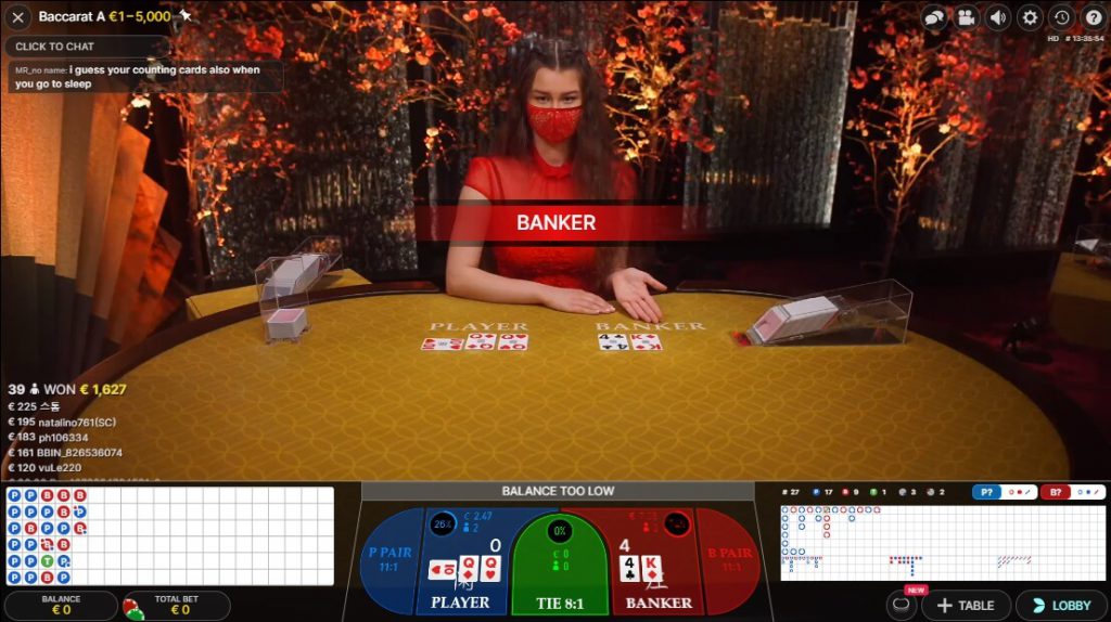 Online Baccarat Spel