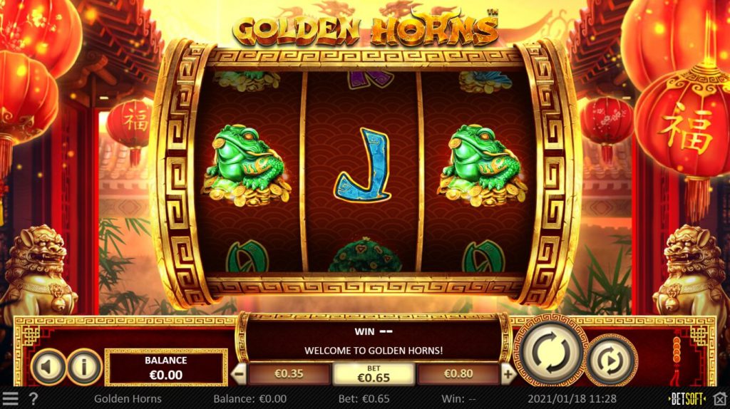Speel Golden Horns bij Spinia Casino