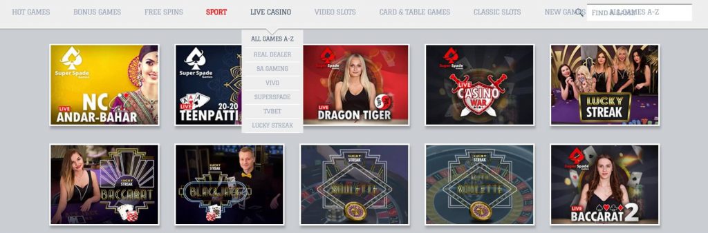 Het Live Casino