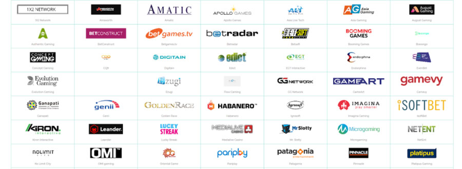 De software provider van casinospellen