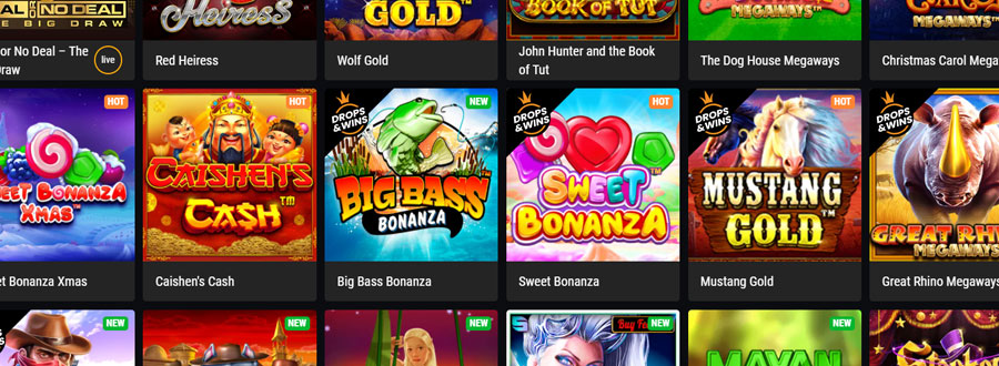 Keuze uit duizenden casinospellen zoals Blackjack, Roulette, Slots en nog veel meer