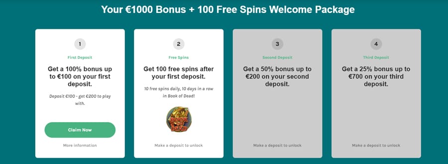 Lucky Days welkomstbonus