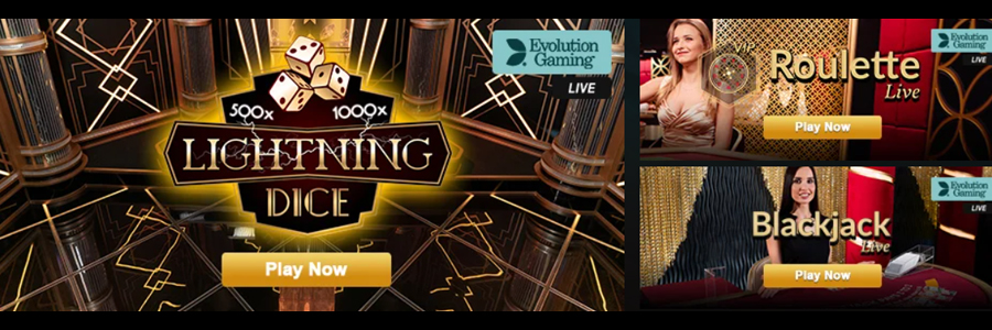 Videoslots live casino