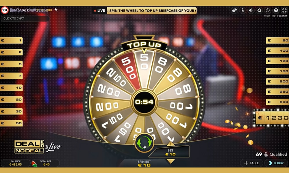 Deal or No Deal is een adembenemend spel waar je mooie prijzen kan winnen