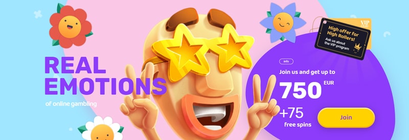 Emojino casino is een vrolijk casino met veel slots, tafelspellen en leuke tounaments