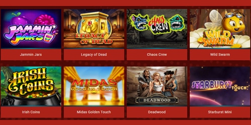 Rant Casino kent vele slots, waaronder jackpot slots en Megaways gokkasten