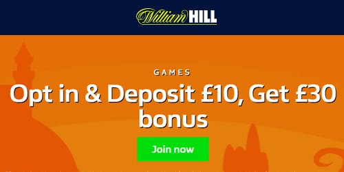 William Hill heeft maar liefst 4 welkomstbonussen