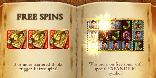 Met de scatters van Book of Dead maar je kans op maar liefst 10 free spins