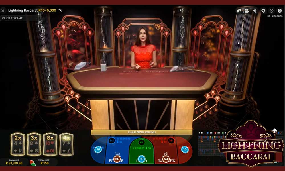 Lightning Baccarat is uitgebracht door de bekende spelporvider Evolution Gaming