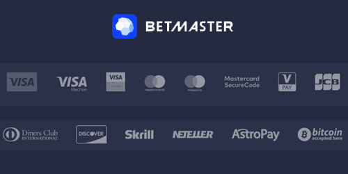 Betmaster casino heeft vele betaalmethodes om een storting te maken.