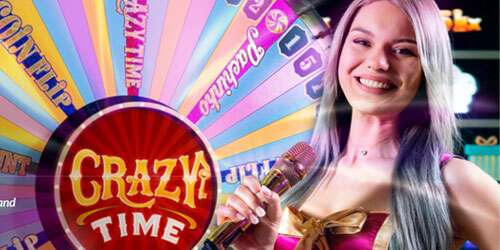 Crazy time is een populair live spel van Evolution