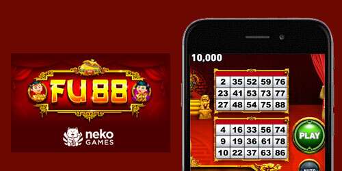 De meeste online gokkasten kan je op je mobiel spelen, zo ook Fu 88 van Microgaming.