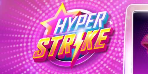 De hyper strike is een van de wild symbolen waarbij je kans maakt op hoge winsten.