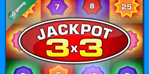 Jackpot 3x3 is een apart soort slot waar je mooie prijzen mee kan winnen.
