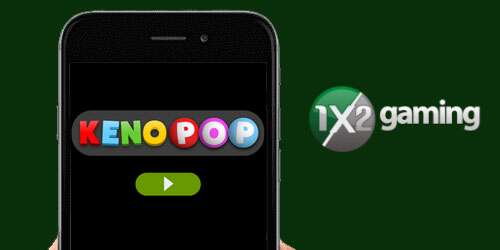 Bijna alle spellen van 1x2 gaming kan je op de mobiel spelen, zo ook Keno Pop.