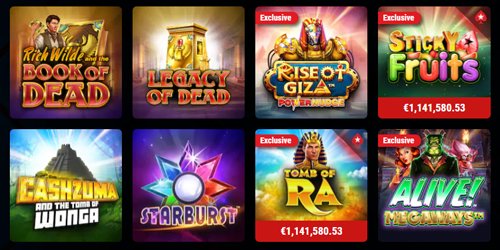 Pokerstars biedt de beste online gokkasten van bekende spelproviders.