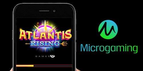 Atlantis Rising van Microgaming is gemakkelijk op de mobiele telefoon te spelen.