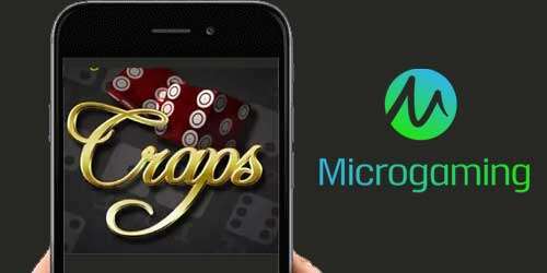 Tafelspellen zoals Craps van Microgaming zijn ook gemakkelijk op de mobiel te spelen.