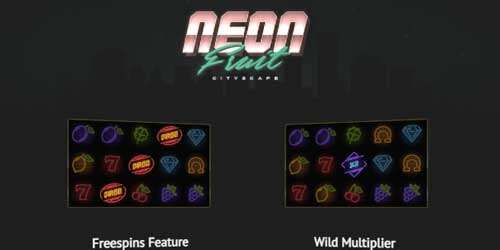 Neon Fruits Cityscape heeft vele features zoals Wild en gratis spins.