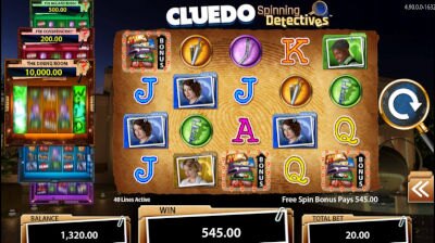 Win gratis spins met cluedo spinning detectives voor grote winsten