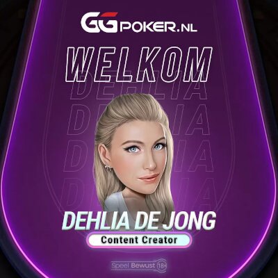 dehlia de jong zal bij ggpoker als content creator aan de slag gaan