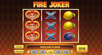 Fire joker gratis spelen op de online casinos site