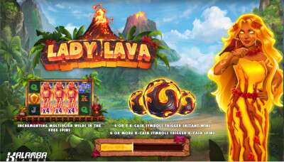 kalamba games nieuwste spel lady lava