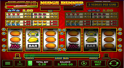 nudge runner jackpot is een ouderwets jackpot slot waarvan je de gratis demo hier kunt spelen