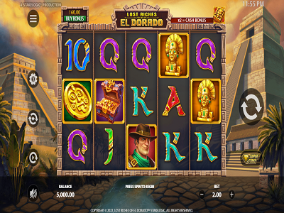 achtste plek in de lijst beste stakelogic slots Lost Riches of El Dorado