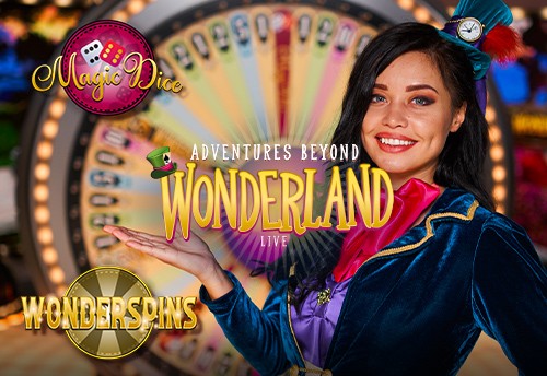 Online Casino spel: Adventures Beyond Wonderland Live uitgelichte afbeelding