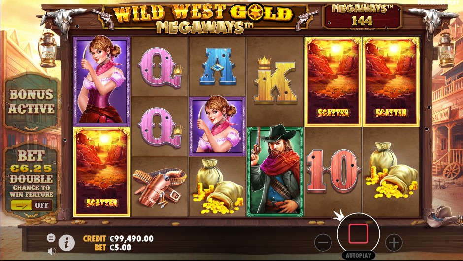 Screenshot van nieuwe video slot