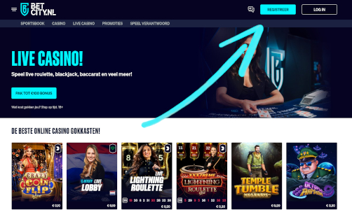 betcity casino registratie