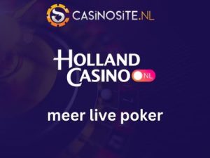 Meer spellen Holland Casino Poker