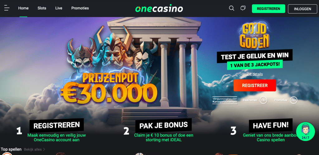 online gokken ideal bij one casino