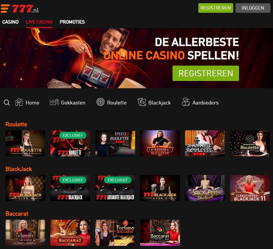 Casino777 Live Casino