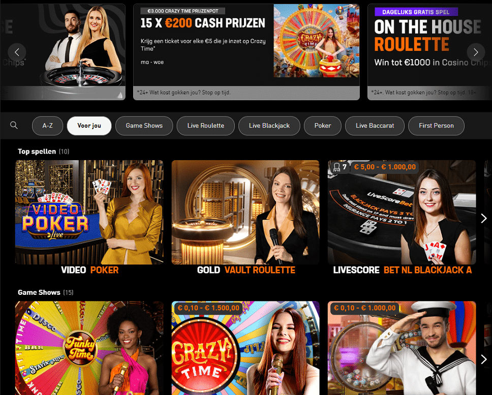 livescorebet casino live website