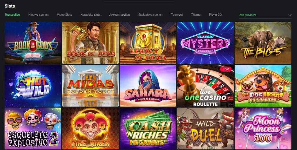 One Casino recensie- start met spelen!