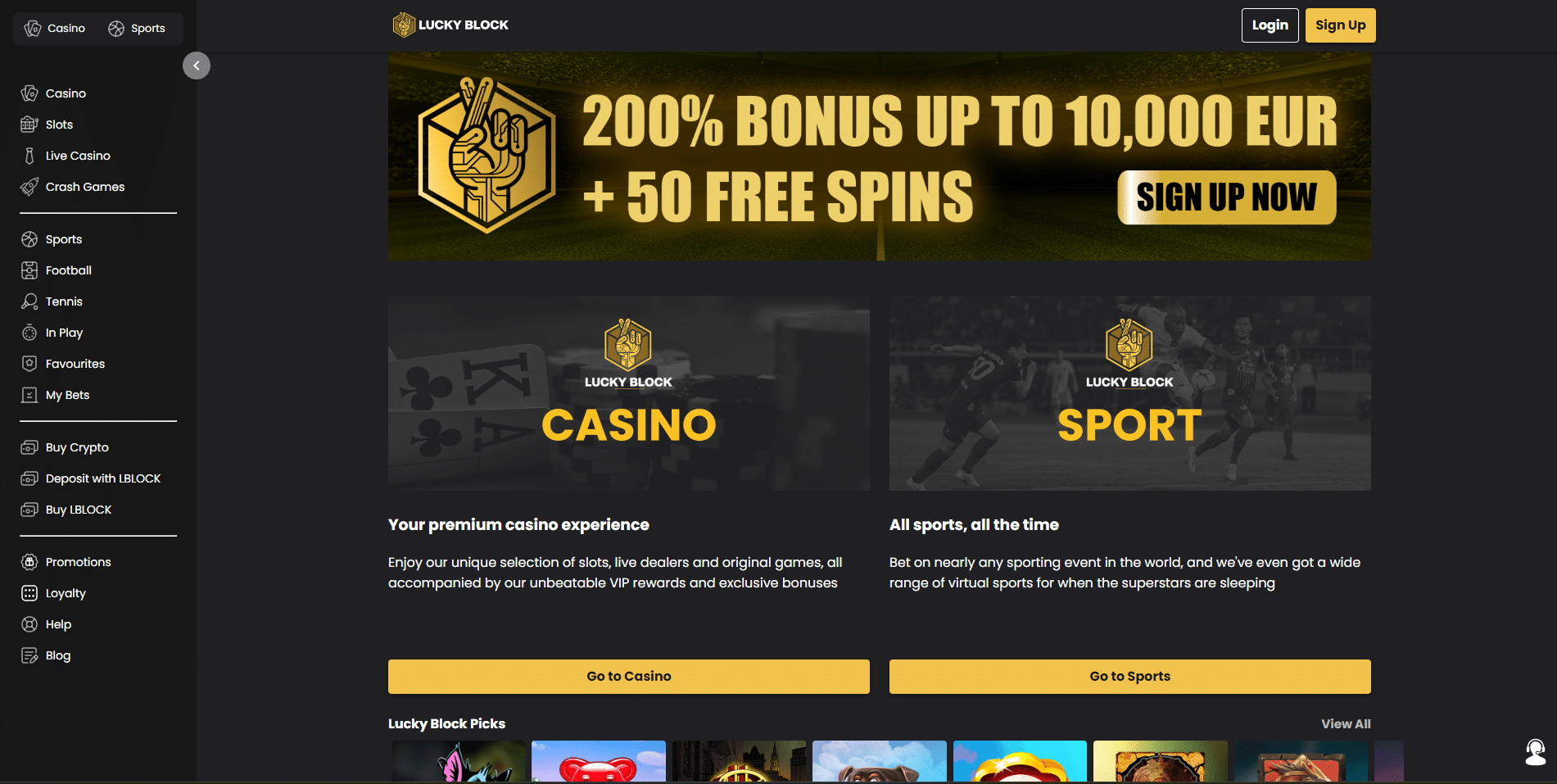 Lucky Block nieuwe online casino's