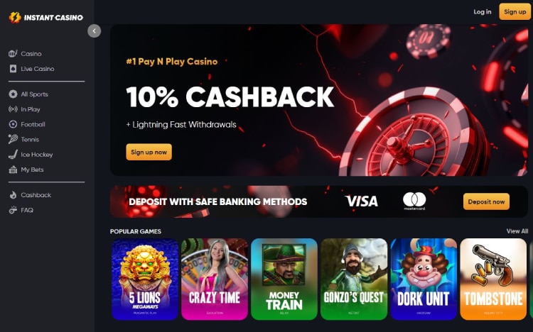 Instant Casino – Het nieuwe online casino