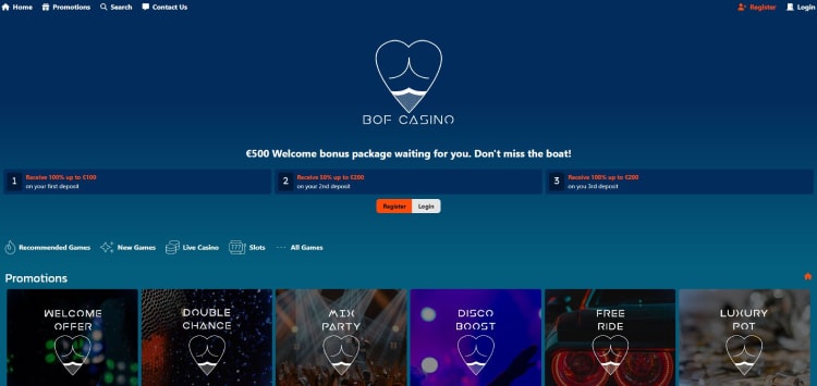BofCasino, nieuw online casino