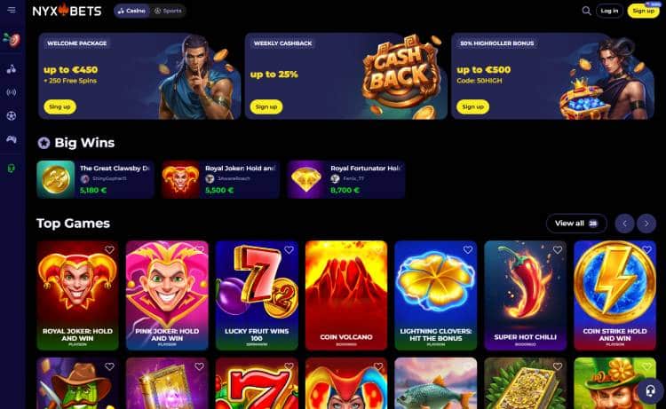 NYXbets beste online casino